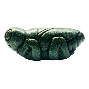 Vintage | Reptile | Vintage Crushed Green Stone Locust Grasshopper ...